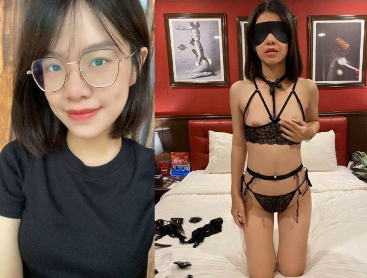 Clip sex không che ép em sinh viên làm tình